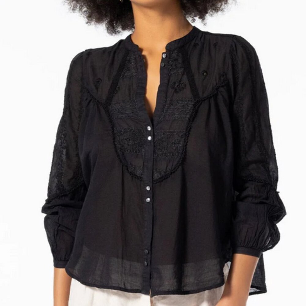 Burning Torch Athena LS Top/Blouse